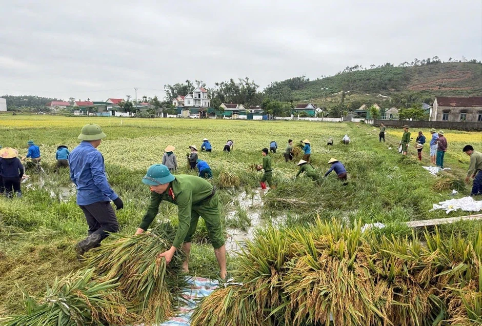 Lực lượng Công an dầm mình giúp dân khắc phục hậu quả dông, lốc Lực lượng Công an dầm mình giúp dân khắc phục hậu quả dông, lốc