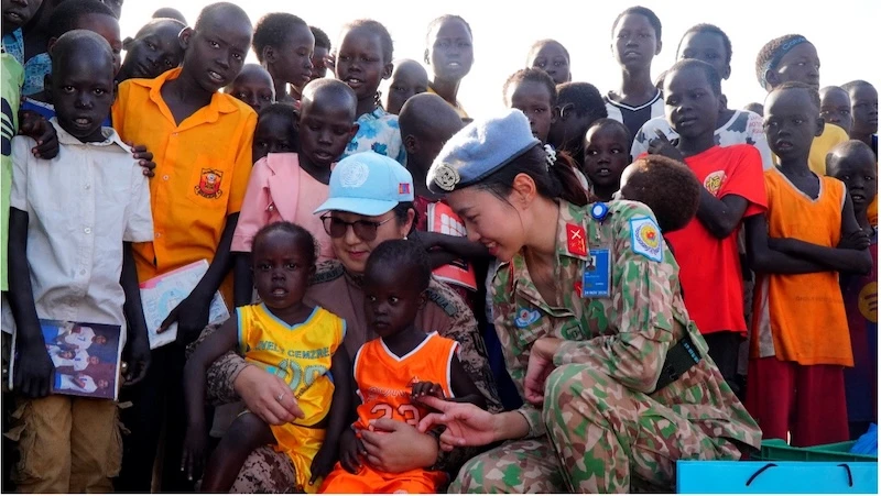 Lực lượng Gìn giữ hòa bình Việt Nam tại Nam Sudan triển khai nhiều hoạt động ý nghĩa nhân dịp 30/4 và 1/5