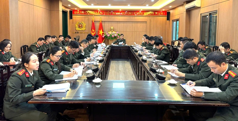 Lực lượng Tham mưu Công an tỉnh Phú Thọ đẩy mạnh công tác chuyển đổi số Lực lượng Tham mưu Công an tỉnh Phú Thọ đẩy mạnh công tác chuyển đổi số