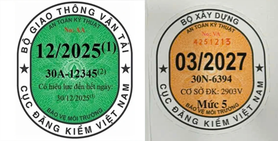 Lý do tem đăng kiểm mới không in ngày hết hạn Lý do tem đăng kiểm mới không in ngày hết hạn