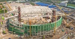 Mái vòm tự đóng mở 8 . 600 Tấn ấn tượng của sân vận động PVF ở Hưng Yên