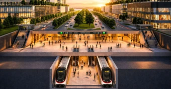 Metro số 2 Bến Thành - Thủ Thiêm định hình trục nối trung tâm TP.HCM với Long Thành