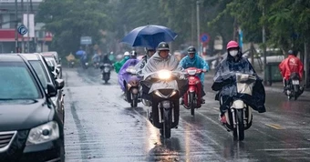 Miền Bắc chuyển mưa dông tối nay , đề phòng mưa đá và lốc sét