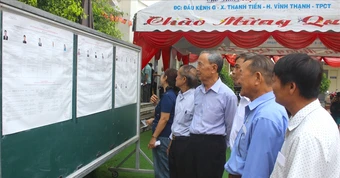 Mỗi lá phiếu gửi một niềm tin ở xứ đạo Thạnh An
