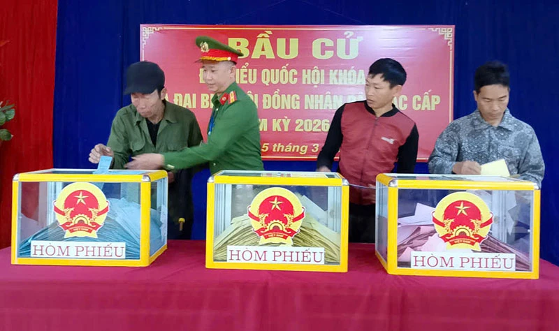Một lá phiếu – trọn vẹn niềm tin Một lá phiếu – trọn vẹn niềm tin