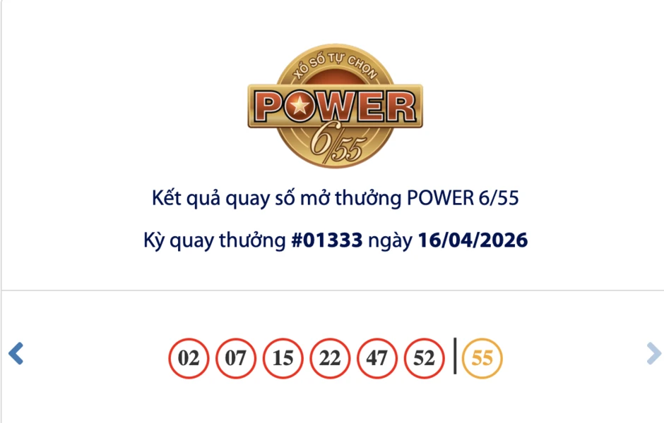 Một người vừa trúng Vietlott gần 92 tỷ đồng Một người vừa trúng Vietlott gần 92 tỷ đồng