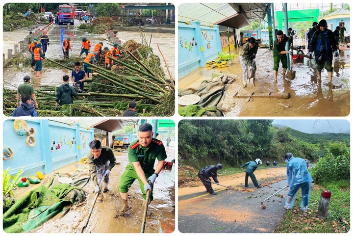 Mưa lớn Quảng Ninh hơn 200mm gây ngập lụt , ô tô chết máy và sạt lở đất Mưa lớn Quảng Ninh hơn 200mm gây ngập lụt , ô tô chết máy và sạt lở đất