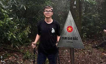 Nam sinh mất tích trên núi Tam Đảo, hơn 100 người đang tìm kiếm