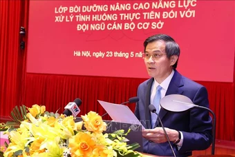 Nâng cao năng lực xử lý tình huống thực tiễn đối với cán bộ cơ sở&nbsp;
