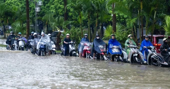 Ngày mai, nhiều tỉnh thành xuất hiện mưa to đến rất to