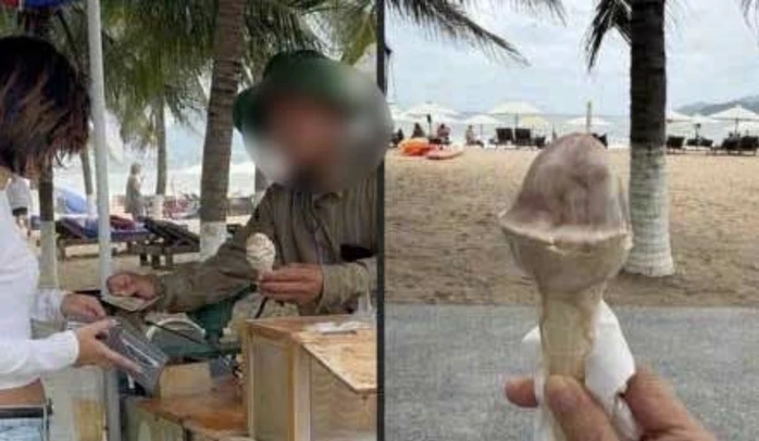 Nha Trang làm việc với người bán kem 100.000 đồng/cây cho du khách Thái Lan Nha Trang làm việc với người bán kem 100.000 đồng/cây cho du khách Thái Lan