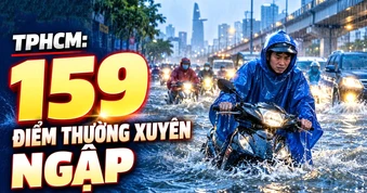 Nhận diện 159 điểm ngập TPHCM: Những khu vực thường xuyên bị ngập lụt