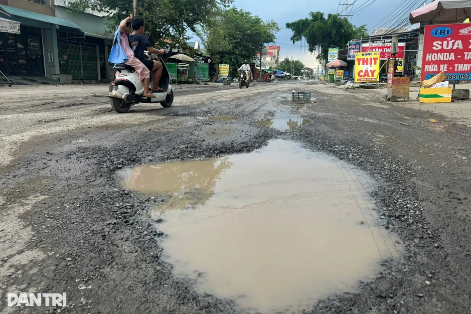 Nhiều tuyến đường xuống cấp do thi công dự án ở Long Thành Nhiều tuyến đường xuống cấp do thi công dự án ở Long Thành