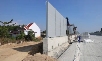 Những 'bức tường chắn ồn' trên cao tốc Biên Hòa - Vũng Tàu