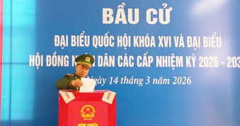 Những lá phiếu đầu tiên của Hải Phòng từ đặc khu Bạch Long Vĩ