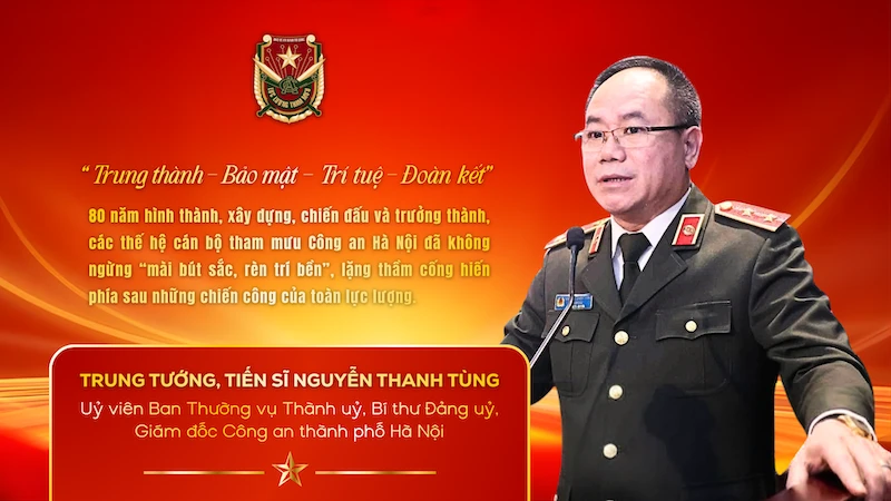 Những trang sử hào hùng của lực lượng Tham mưu Công an Thủ đô Anh hùng Những trang sử hào hùng của lực lượng Tham mưu Công an Thủ đô Anh hùng