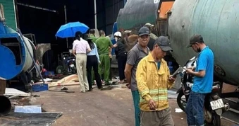 Nổ bình hơi cũ khiến 1 người tử vong tại Đồng Nai
