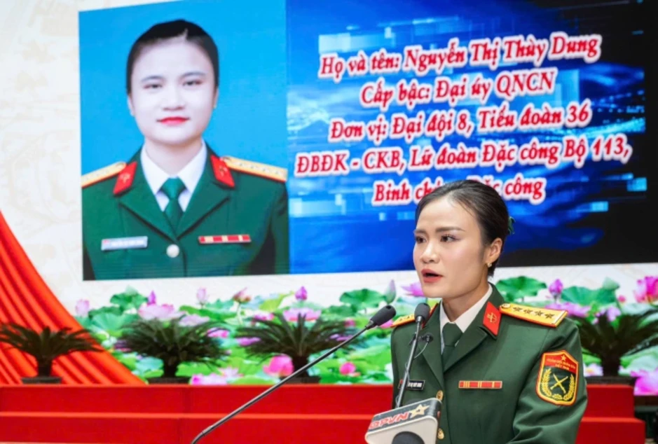 Nữ đặc công, kỹ sư Viettel vào top 10 gương mặt trẻ toàn quân Nữ đặc công, kỹ sư Viettel vào top 10 gương mặt trẻ toàn quân