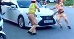 Nữ tài xế Lào Cai tăng ga bỏ chạy khi bị CSGT dừng xe vi phạm tốc độ