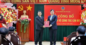 Ông Bùi Danh Đại được bổ nhiệm Chánh án TAND tỉnh Gia Lai năm 2026
