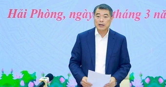 Ông Lê Minh Hưng chủ trì hội nghị công bố quyết định kiểm tra, giám sát tại Hải Phòng