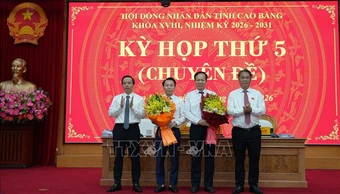 Ông Lương Tuấn Hùng được bầu làm Phó Chủ tịch UBND tỉnh Cao Bằng