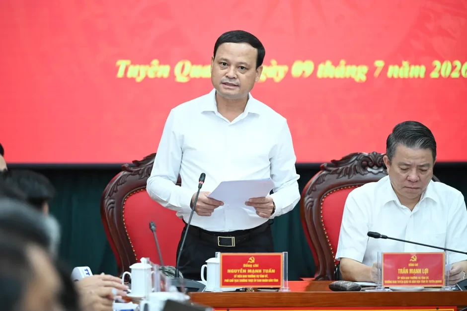 Ông Nguyễn Mạnh Tuấn, Phó Chủ tịch Thường trực UBND tỉnh Tuyên Quang: Xử lý nghiêm sai phạm, không có vùng cấm Ông Nguyễn Mạnh Tuấn, Phó Chủ tịch Thường trực UBND tỉnh Tuyên Quang: Xử lý nghiêm sai phạm, không có vùng cấm