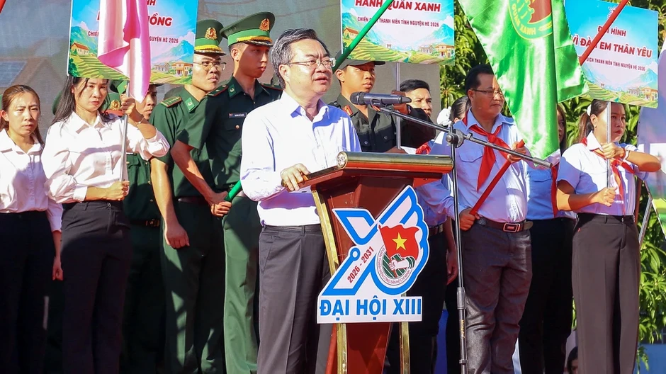 Ông Nguyễn Thanh Nghị dự lễ ra quân Chiến dịch Thanh niên tình nguyện Hè năm 2026 Ông Nguyễn Thanh Nghị dự lễ ra quân Chiến dịch Thanh niên tình nguyện Hè năm 2026