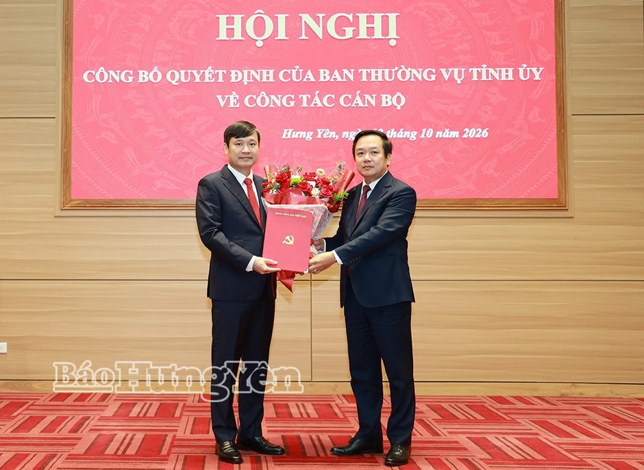 Ông Nguyễn Tuấn Phong giữ chức Trưởng ban Tuyên giáo Tỉnh ủy Hưng Yên