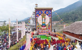 Pháp hội cầu an tổ chức ba ngày tại Mandala Tây Thiên