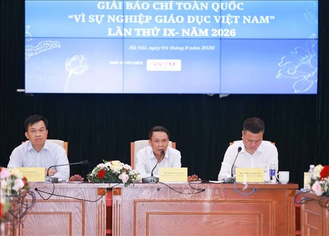 Phát động Giải Báo chí toàn quốc 'Vì sự nghiệp Giáo dục Việt Nam' năm 2026 Phát động Giải Báo chí toàn quốc 'Vì sự nghiệp Giáo dục Việt Nam' năm 2026