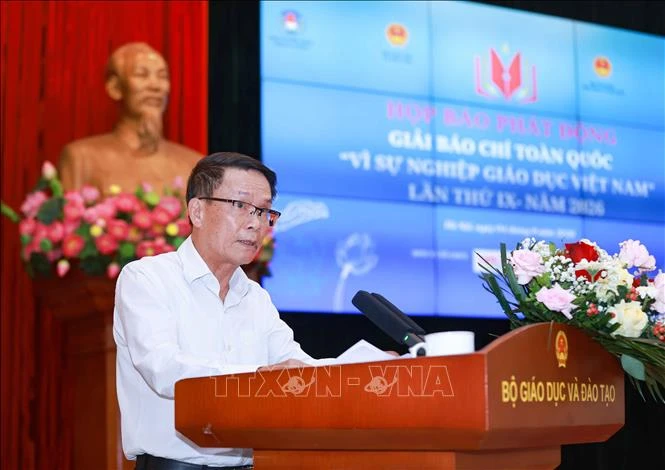 Phát động Giải Báo chí toàn quốc 'Vì sự nghiệp Giáo dục Việt Nam' năm 2026 Phát động Giải Báo chí toàn quốc 'Vì sự nghiệp Giáo dục Việt Nam' năm 2026