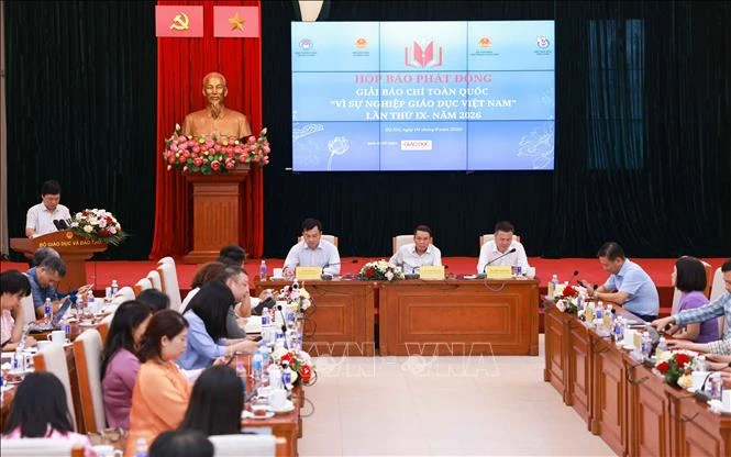 Phát động Giải Báo chí toàn quốc 'Vì sự nghiệp Giáo dục Việt Nam' năm 2026 Phát động Giải Báo chí toàn quốc 'Vì sự nghiệp Giáo dục Việt Nam' năm 2026