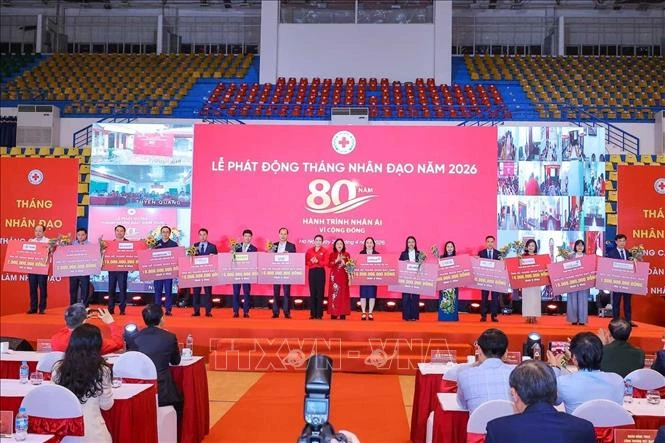 Phát động Tháng Nhân đạo 2026 với nhiều hoạt động trợ giúp cộng đồng Phát động Tháng Nhân đạo 2026 với nhiều hoạt động trợ giúp cộng đồng