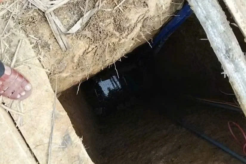 Phát hiện hố sâu bất thường và máy móc trong các vườn mía Phát hiện hố sâu bất thường và máy móc trong các vườn mía