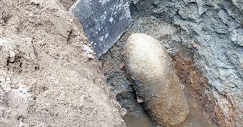 Phát hiện quả bom 350 kg còn nguyên kíp nổ ở Bắc Ninh trong lúc đào móng xây nhà
