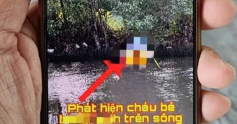 Phát hiện thi thể trẻ sơ sinh nổi trên sông