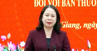 Phó chủ tịch nước Võ Thị Ánh Xuân: Cần bám sát mục tiêu tăng trưởng trên 10%
