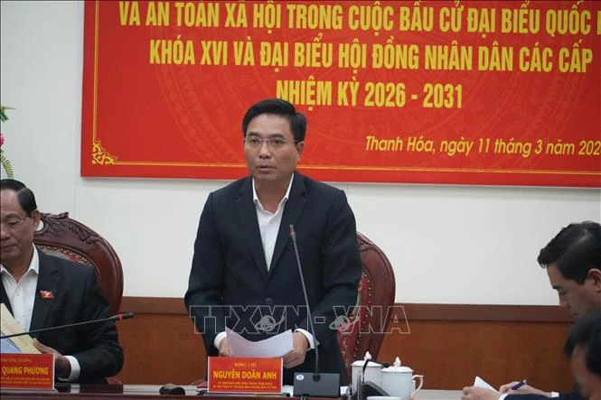 Phó Chủ tịch Quốc hội kiểm tra công tác bầu cử tại tỉnh Thanh Hóa