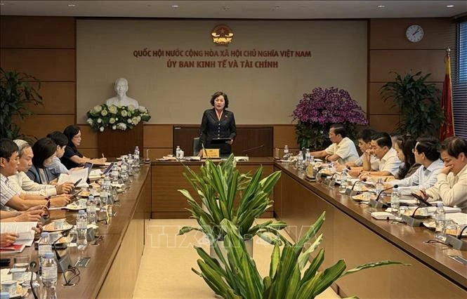 Phó Chủ tịch Quốc hội Nguyễn Thị Hồng làm việc với Thường trực Ủy ban Kinh tế và Tài chính Phó Chủ tịch Quốc hội Nguyễn Thị Hồng làm việc với Thường trực Ủy ban Kinh tế và Tài chính