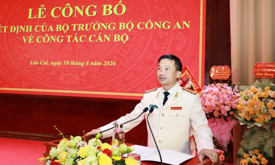 Phó Cục trưởng An ninh chính trị nội bộ làm Giám đốc Công an tỉnh Lào Cai Phó Cục trưởng An ninh chính trị nội bộ làm Giám đốc Công an tỉnh Lào Cai