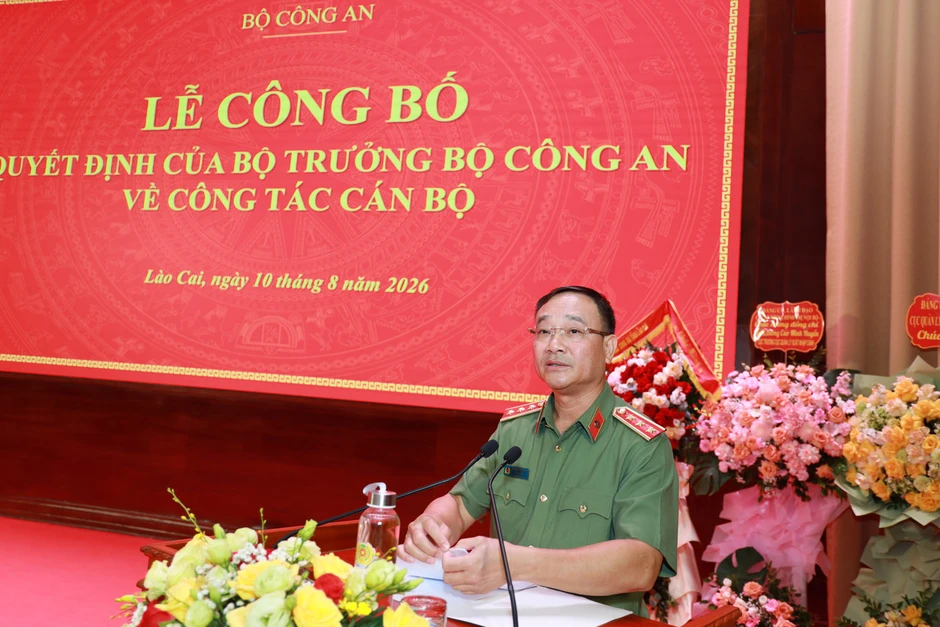 Phó Cục trưởng An ninh chính trị nội bộ làm Giám đốc Công an tỉnh Lào Cai Phó Cục trưởng An ninh chính trị nội bộ làm Giám đốc Công an tỉnh Lào Cai
