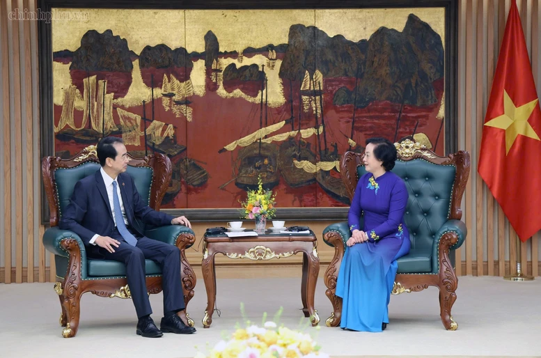 Phó Thủ tướng Phạm Thị Thanh Trà tiếp Đại sứ Trung Quốc Phó Thủ tướng Phạm Thị Thanh Trà tiếp Đại sứ Trung Quốc