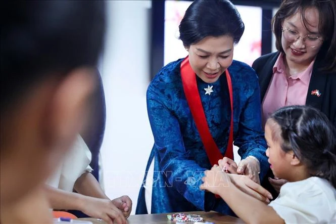 Phu nhân Tổng Bí thư, Chủ tịch nước Tô Lâm thăm trẻ em hoàn cảnh đặc biệt tại Philippines Phu nhân Tổng Bí thư, Chủ tịch nước Tô Lâm thăm trẻ em hoàn cảnh đặc biệt tại Philippines