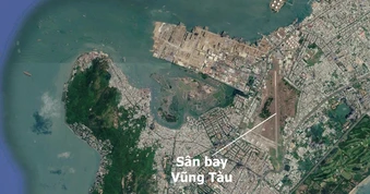 Phương án đường vượt biển Cần Giờ xuyên qua sân bay Vũng Tàu