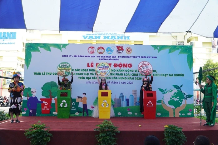 Phường Hòa Hưng kêu gọi người dân bảo vệ môi trường bằng những hành động thiết thực Phường Hòa Hưng kêu gọi người dân bảo vệ môi trường bằng những hành động thiết thực