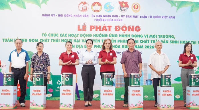 Phường Hòa Hưng kêu gọi người dân bảo vệ môi trường bằng những hành động thiết thực Phường Hòa Hưng kêu gọi người dân bảo vệ môi trường bằng những hành động thiết thực