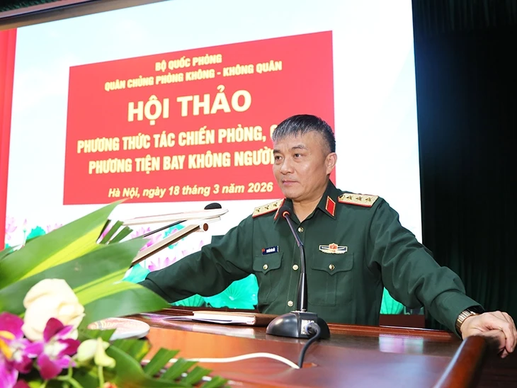 Quân chủng Phòng không - Không quân tổ chức hội thảo về tác chiến chống UAV Quân chủng Phòng không - Không quân tổ chức hội thảo về tác chiến chống UAV