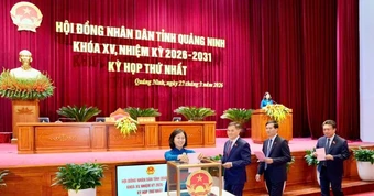 Quảng Ninh bầu lãnh đạo HĐND và UBND tỉnh khóa XV nhiệm kỳ 2026 - 2031