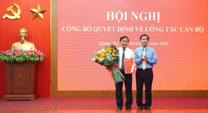Quảng Trị công bố quyết định của Ban Bí thư về công tác cán bộ